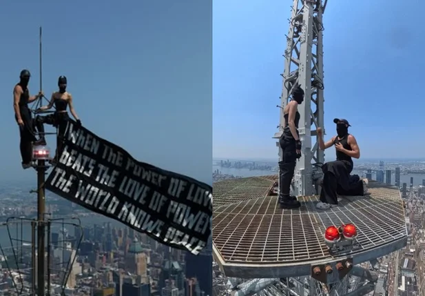 Casal é preso após escalar topo do Empire State Building