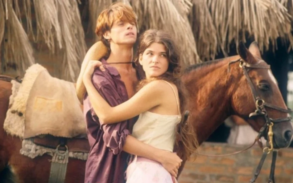 Cenas da novela Pantanal 1990.