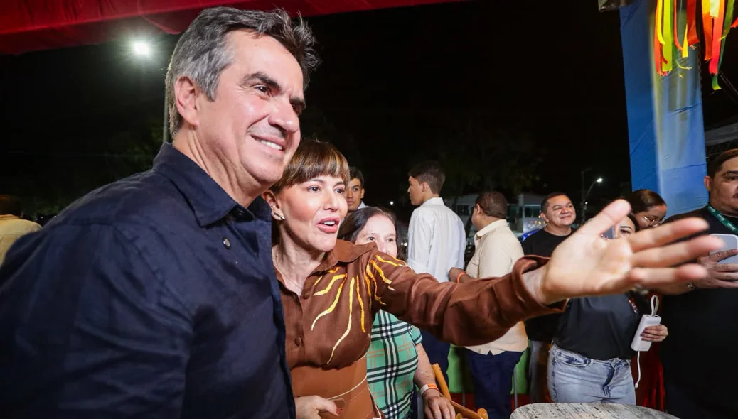 Ciro Nogueira com Ivanária Sampaio