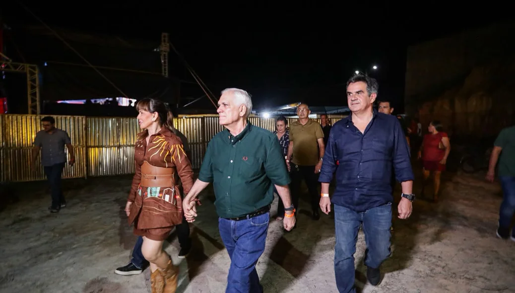 Ciro Nogueira com Ivanária Sampaio e Themístocles Filho