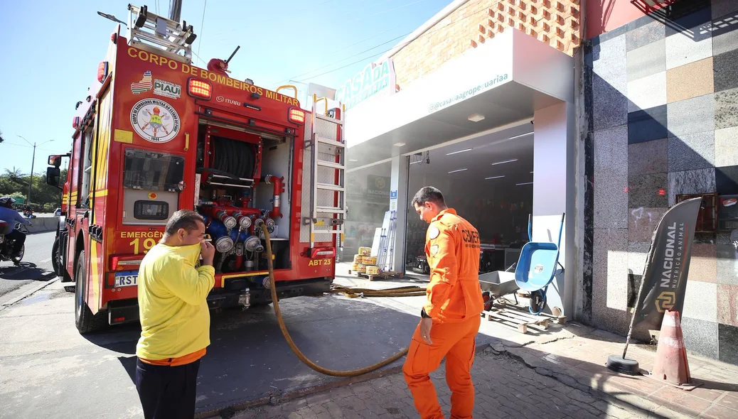 Corpo de Bombeiros atende ocorrência na zona Leste de Teresina