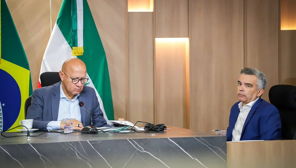 Deputado Franzé Silva e Washington Bonfim