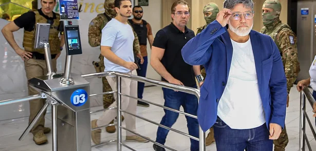 Douglas Fonseca sendo preso