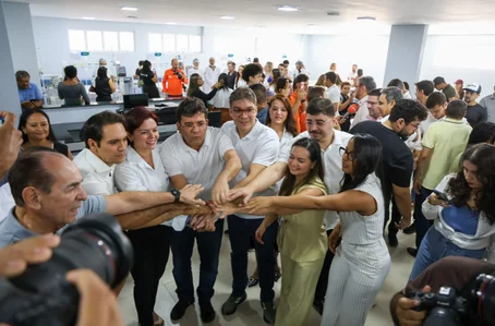 Dr. Gilberto Júnior inauguração da nova Unidade de Terapia Intensiva (UTI) e do serviço de tomografia