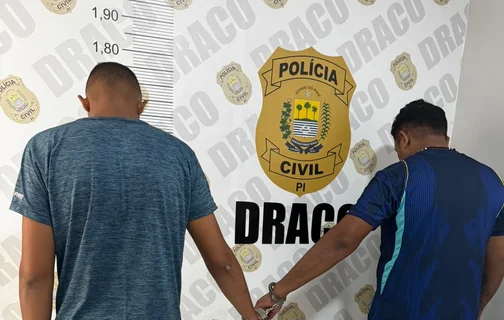 Dupla foi presa acusada de tentar matar policial militar em Teresina