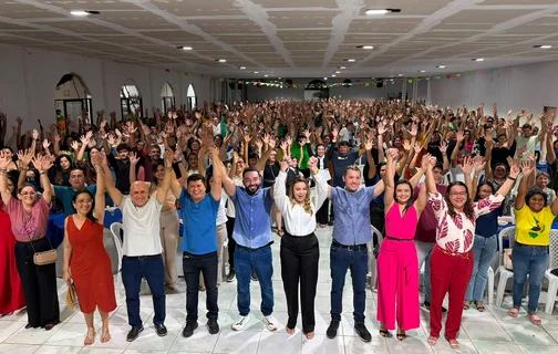 Encontro realizado em Parnaíba com o prefeito e o deputado Rubens Vieira