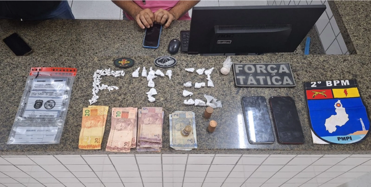Entorpecentes foram encontrados dentro de residência em Ilha Grande do Piauí