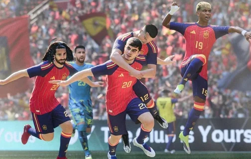 Espanha comemora título da "Copa do Mundo" no game