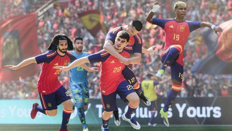 Espanha comemora título da "Copa do Mundo" no game