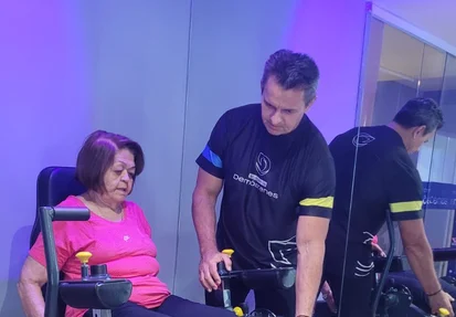 Exercício de pernas