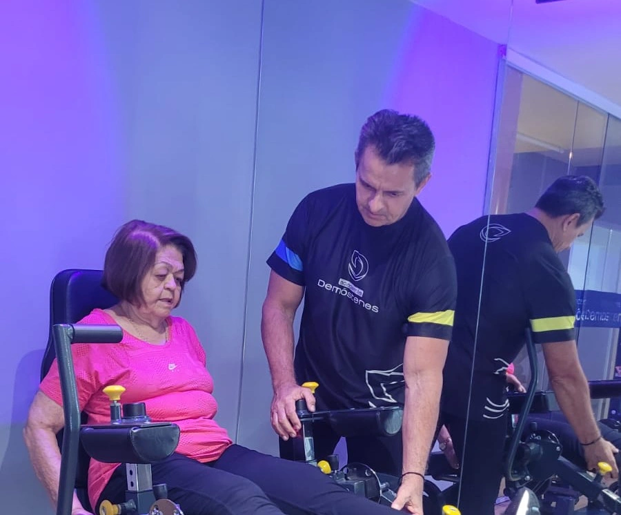 Exercício de pernas