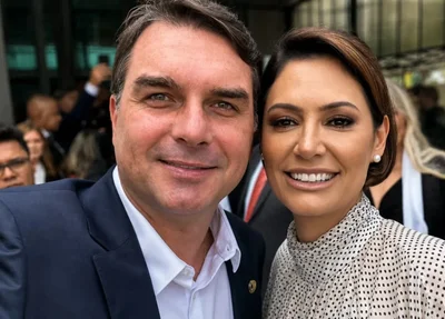Flávio Bolsonaro diz não ter mais relações com Michelle Bolsonaro