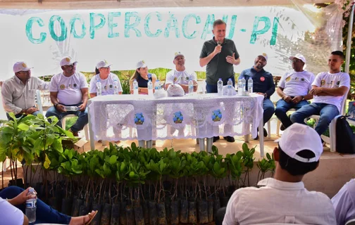 Flávio Nogueira defende projeto agrícola em evento no sul do Piauí