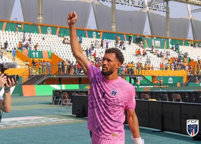 Goleiro Vozinha, da seleção de Cabo Verde