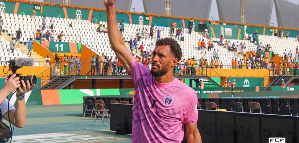 Goleiro Vozinha, da seleção de Cabo Verde