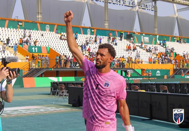 Goleiro Vozinha, da seleção de Cabo Verde