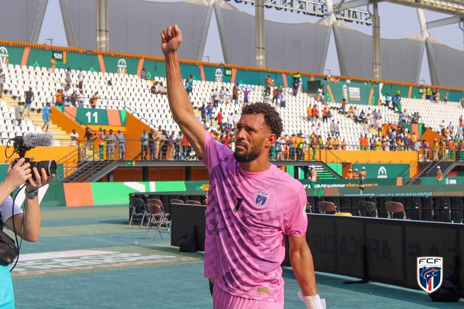 Goleiro Vozinha, da seleção de Cabo Verde