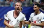 Harry Kane e Bellingham após o gol de empate contra a RD Congo