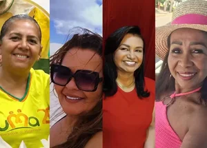 Helena Ferreira de Freitas Santos, Núbia Alves Brito, Marinalva Alves da Silva e Maria Fatima Boaventura
