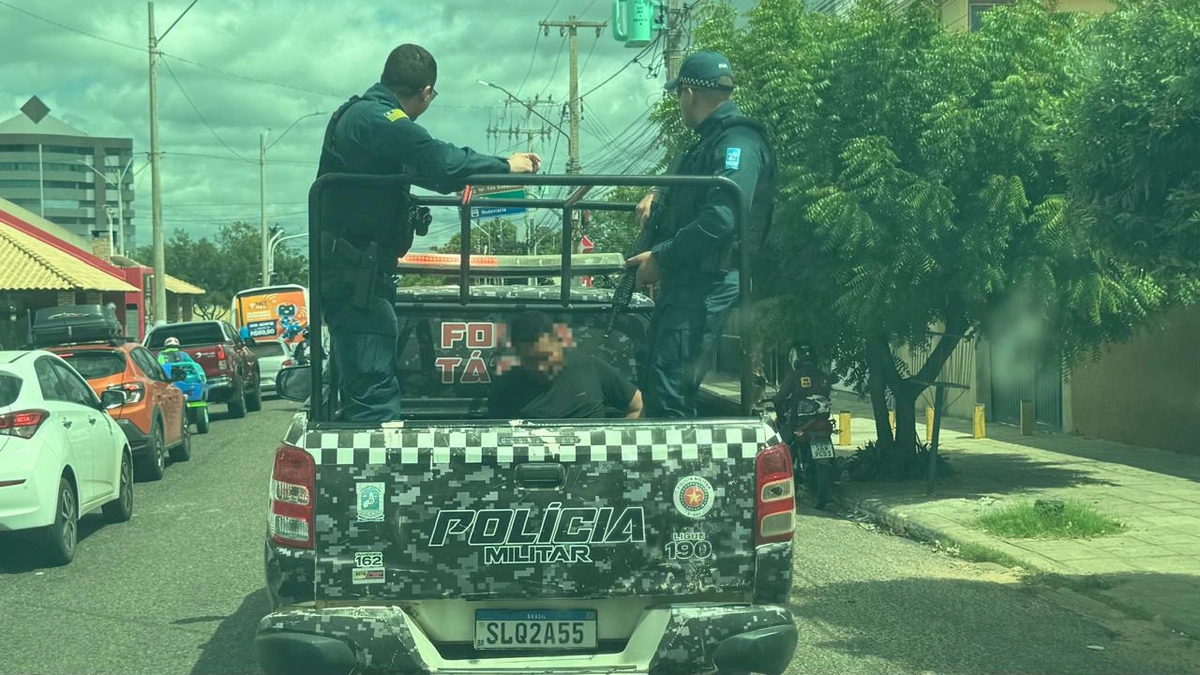 Homem foi preso acusado de importunar sexualmente uma mulher em Parnaíba