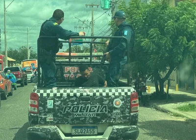 Homem foi preso acusado de importunar sexualmente uma mulher em Parnaíba