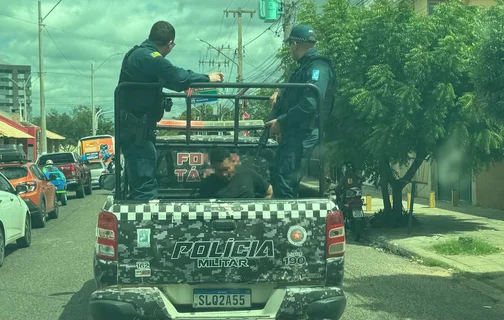 Homem foi preso acusado de importunar sexualmente uma mulher em Parnaíba