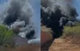 Incêndio de grandes proporções atinge fábrica de recicláveis em Picos