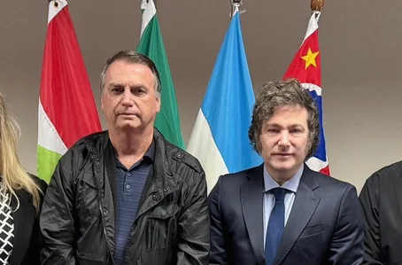 Jair Bolsonaro e Javier Milei