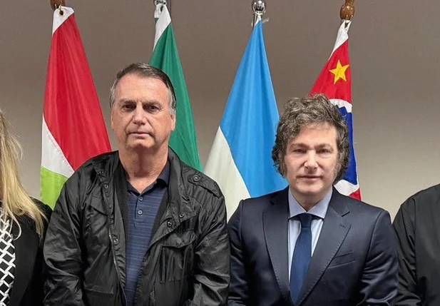 Jair Bolsonaro e Javier Milei
