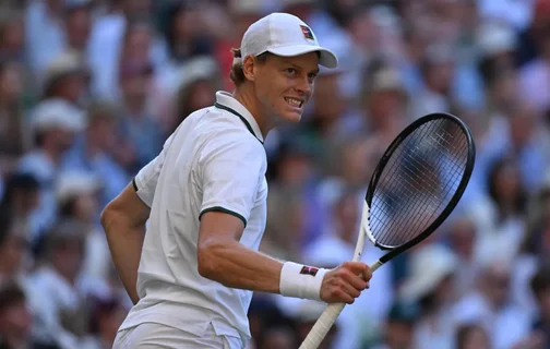 Jannik Sinner durante final de Wimbledon