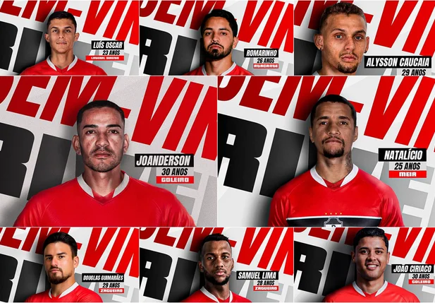 Jogadores anunciados pelo River-PI