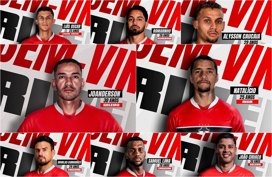 Jogadores anunciados pelo River-PI