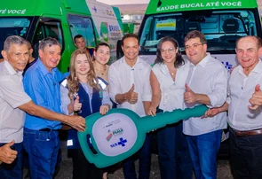 José de Freitas recebe Odontomóvel para ampliar atendimento de saúde bucal no município