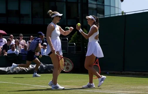 Luisa Stefani e Dabrowski em Wimbledon