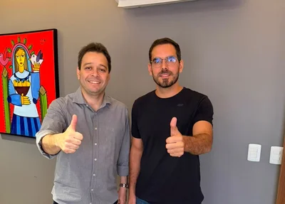 Marcos Aurélio e Evandro Hidd