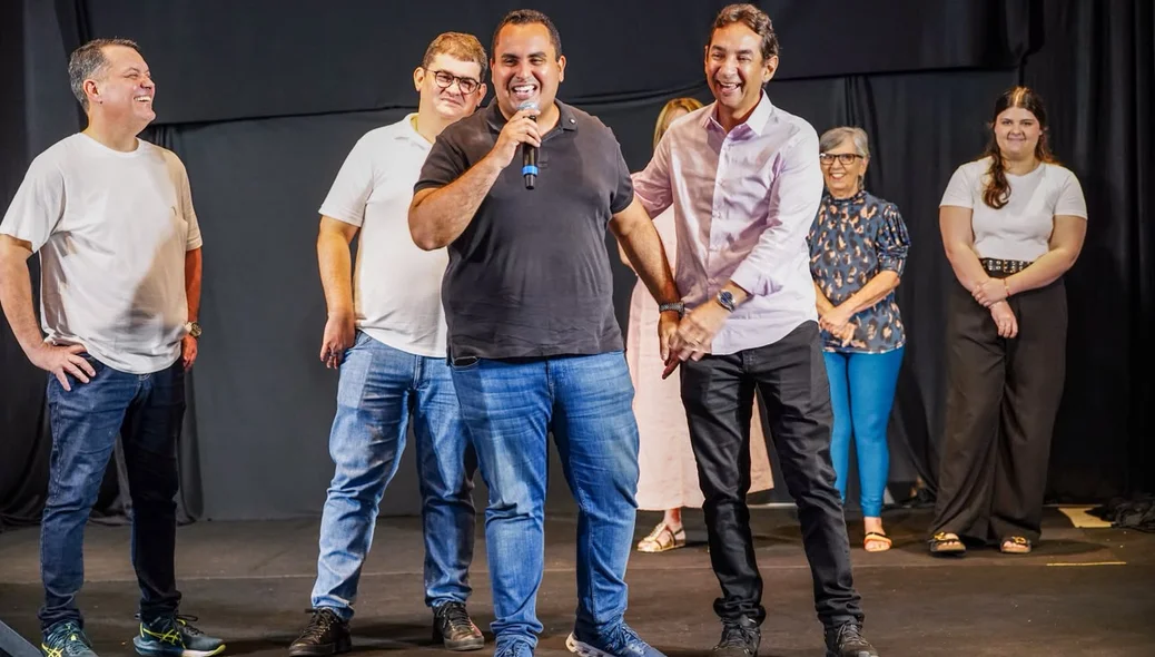 Marquinho Maia reúne mais de mil pessoas em reunião com os pré-candidatos Júlio César Filho e Georgiano Neto