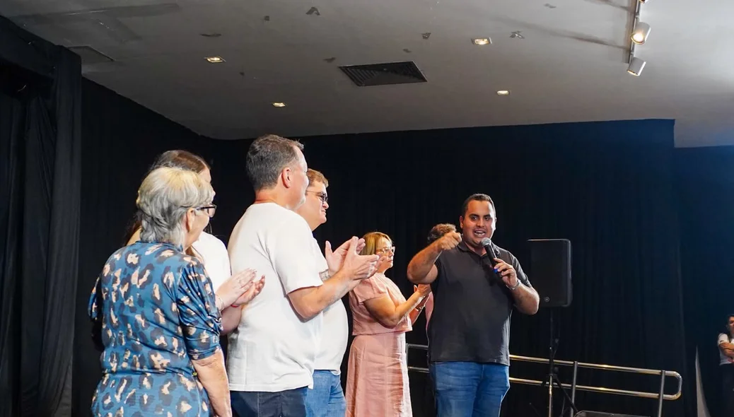 Marquinho Maia reúne mais de mil pessoas em reunião com os pré-candidatos Júlio César Filho e Georgiano Neto