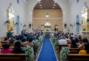 Capitão Fábio Abreu participa de missa em ação de graças pelos 101 anos de Beneditinos