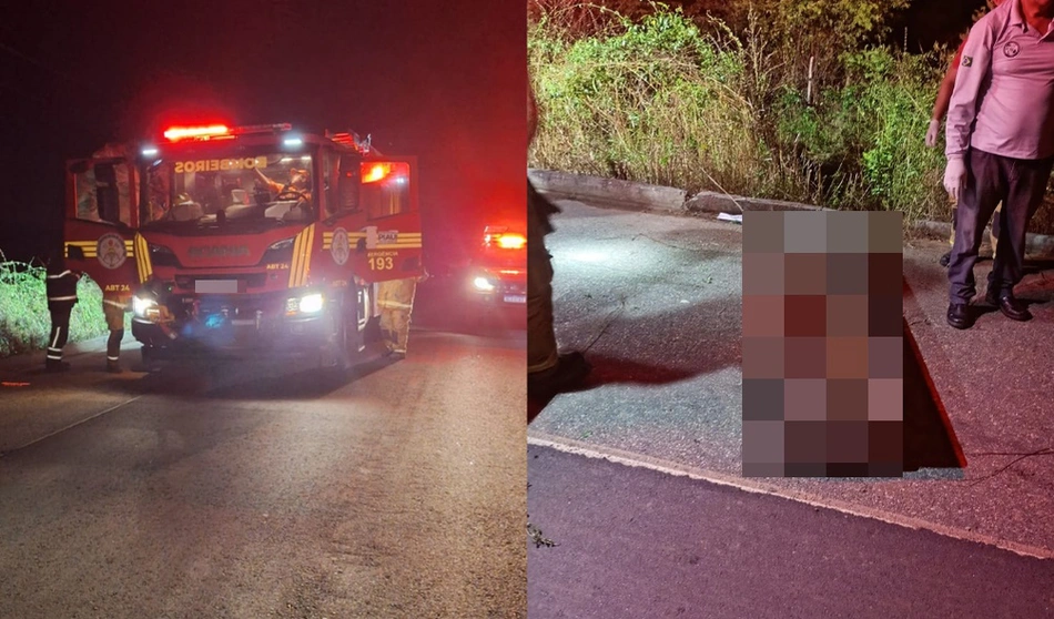 Motorista morre e duas crianças ficam feridas após capotamento na PI-116, em Parnaíba.