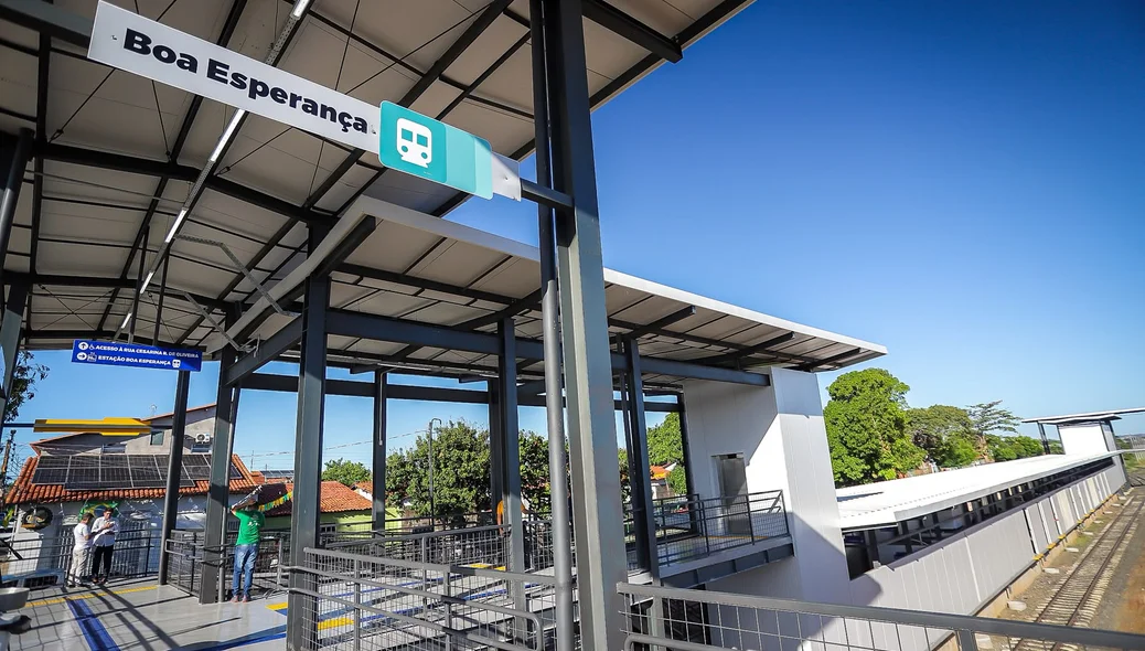 Nova estrutura da Estação Boa Esperança inaugurada nesta quarta-feira