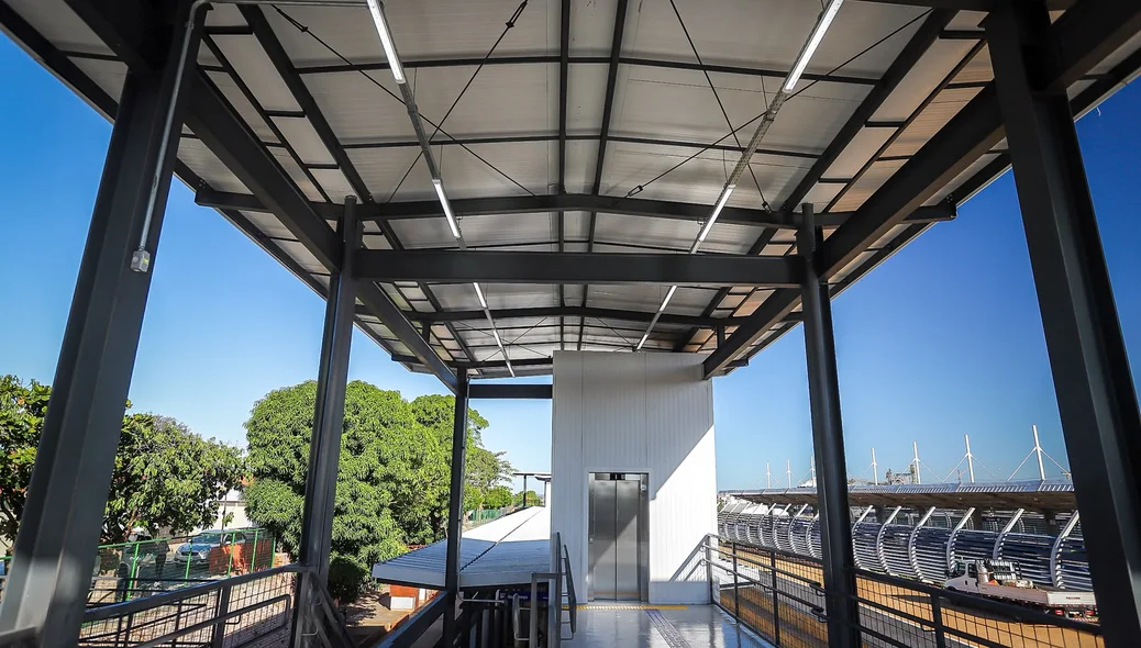 Nova estrutura da Estação Boa Esperança