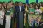 O senador Flávio Bolsonaro (PL) teve a candidatura à Presidência da República oficializada neste sábado (25)