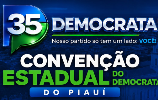 Partido Democrata vai realizar convenção no dia 22 de julho para oficializar candidaturas no Piauí