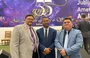 Pastores e vereador Geraldin em celebração na Assembleia de Deus em Uruçuí