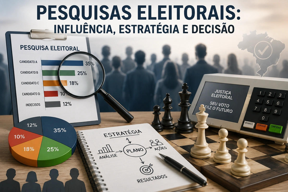 Pesquisas eleitorais: influência, estratégia e decisão