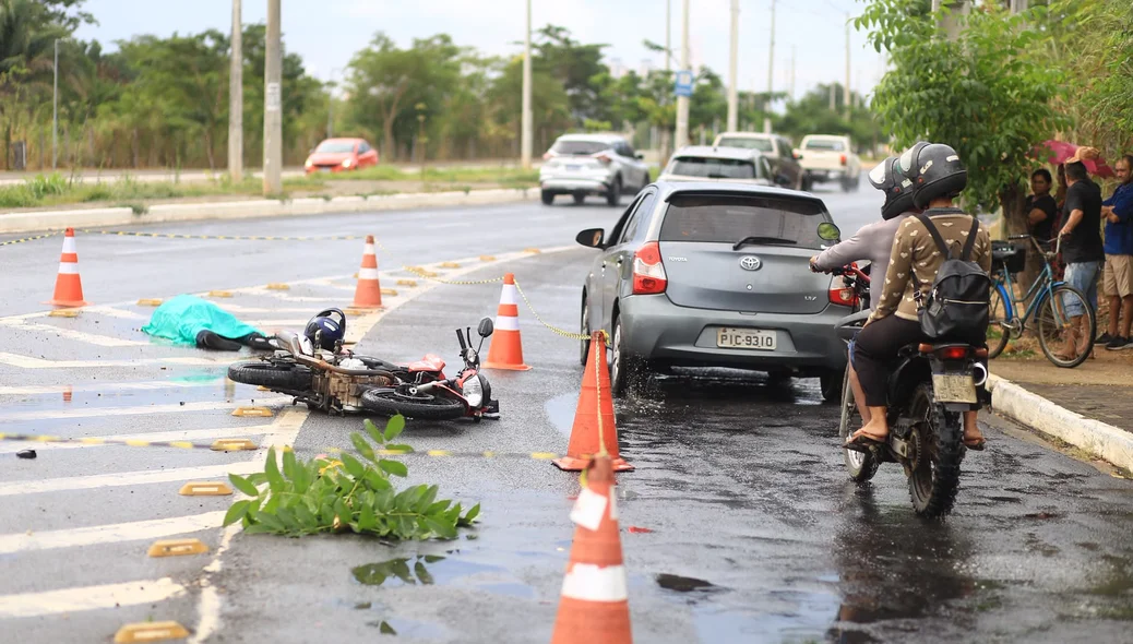 Polícia Militar realizou o controle do tráfego de veículos