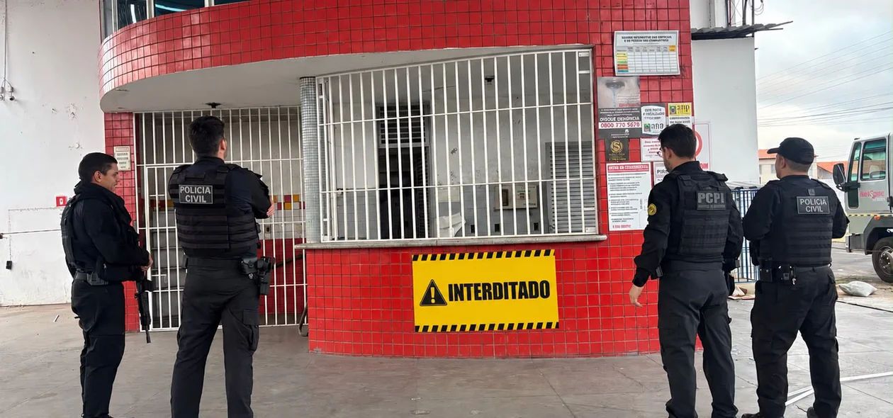 Posto de combustíveis interditado em Teresina