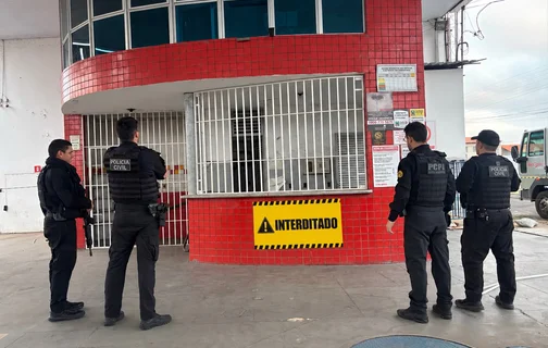 Posto de combustíveis interditado em Teresina