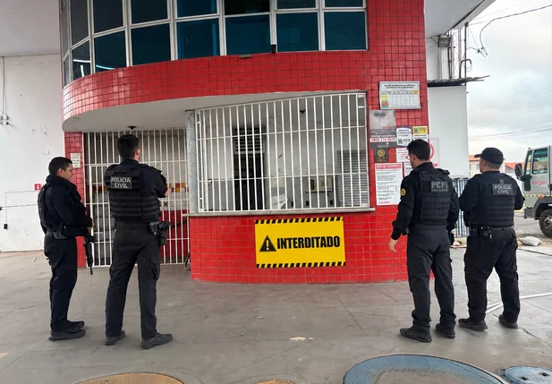 Posto de combustíveis interditado em Teresina