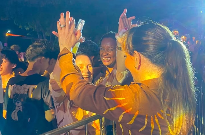 Prefeita Ivanária Sampaio durante evento